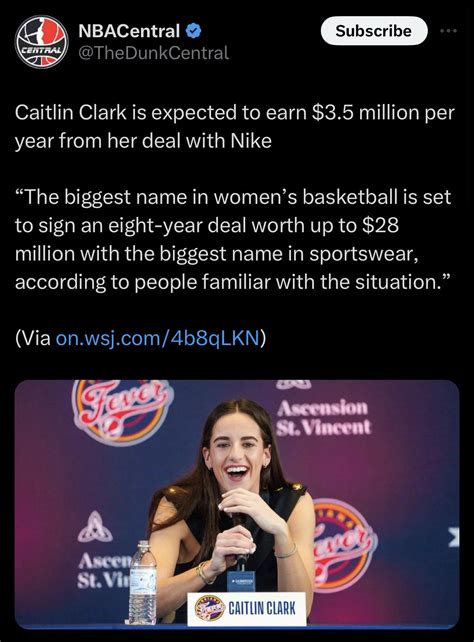 Details Revealed On Caitlin Clarks Nike Contract R Wnba