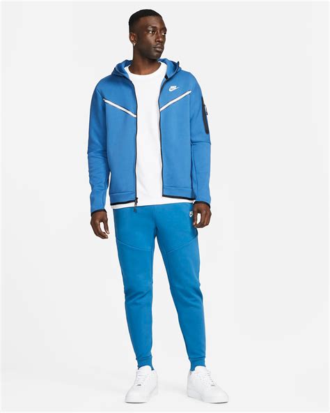 Nike Tech Fleece Dark Marina Blue Hoodie Pants Shorts Clothing