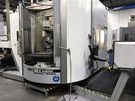 DECKEL MAHO DMC 100U DUOBLOCK 5 AXIS HORIZONTAL VERTICAL MACHINING CENTER