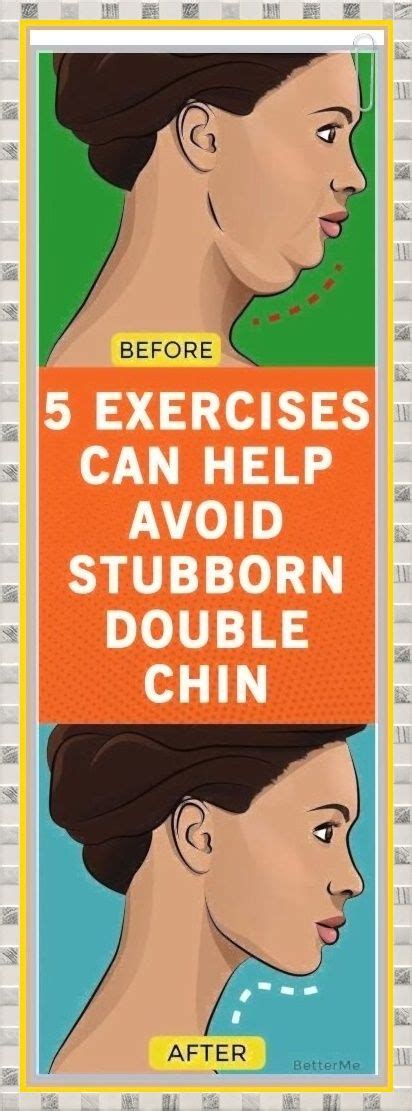 5 Exercises To Avoid Stubborn Double Chin Double Chin Exercise Diet