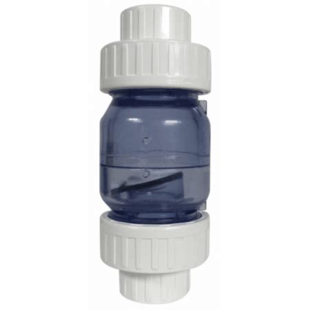 Royal Exclusive PVC Check Pressure Relief Valve White Transparent