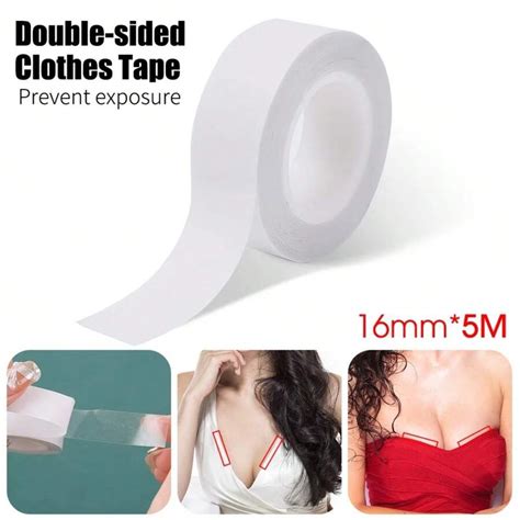 Double Sided Body Tape Self Adhesive Bra Clothes Dress Shirt Secret Sticker Transparent Lingerie