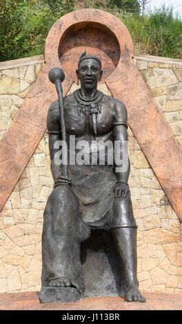 Statue of King Moshoeshoe I, Thaba Bosiu Cultural Village, Lesotho Stock Photo - Alamy