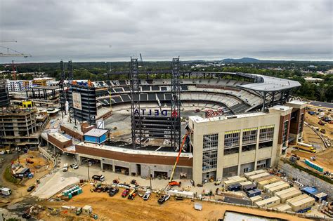 How Atlanta Braves New Stadium Suntrust Park Looks Right Now