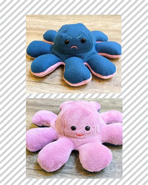 Reversible Octopus Plush 5 Out Of 4 Patterns