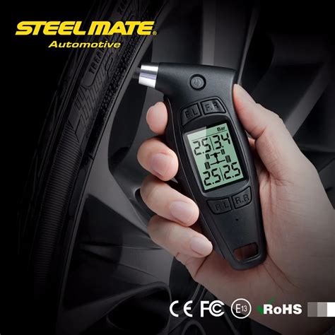 Clear Stock Steelmate TPMS TC 01 Handheld Car Digital Tire Pressure