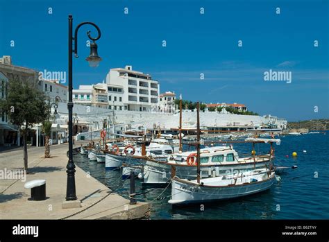 Harbour Es Castell Menorca Baleares Spain Stock Photo Alamy