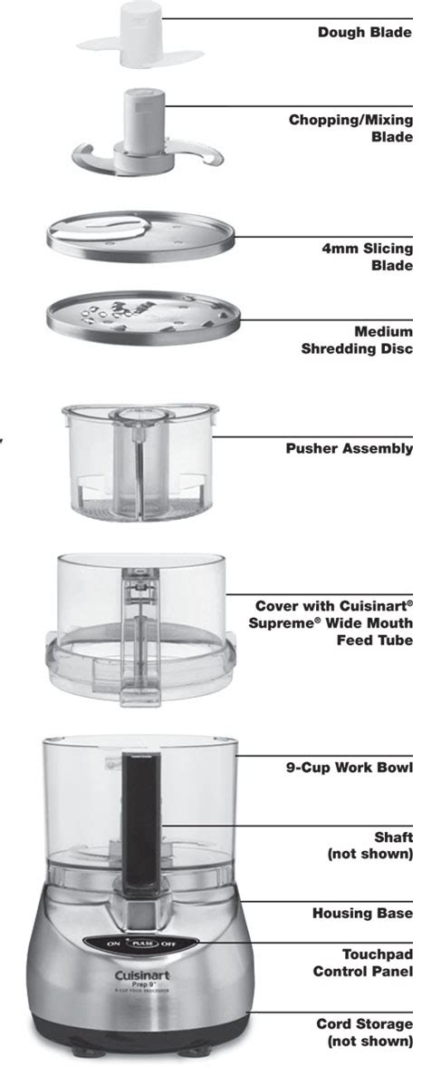 Reparación de electrodomésticos técnicos: Cuisinart food processor parts