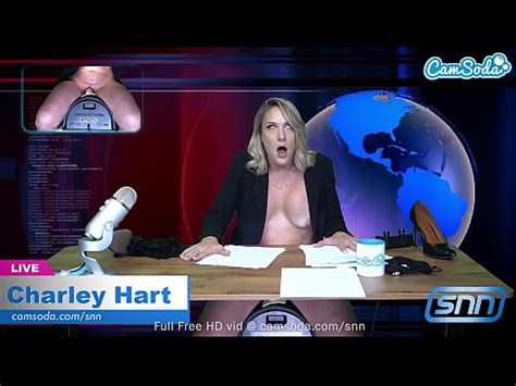 Camsoda Hot Blonde Milf Rides Sybian And Masturbates During News Cast