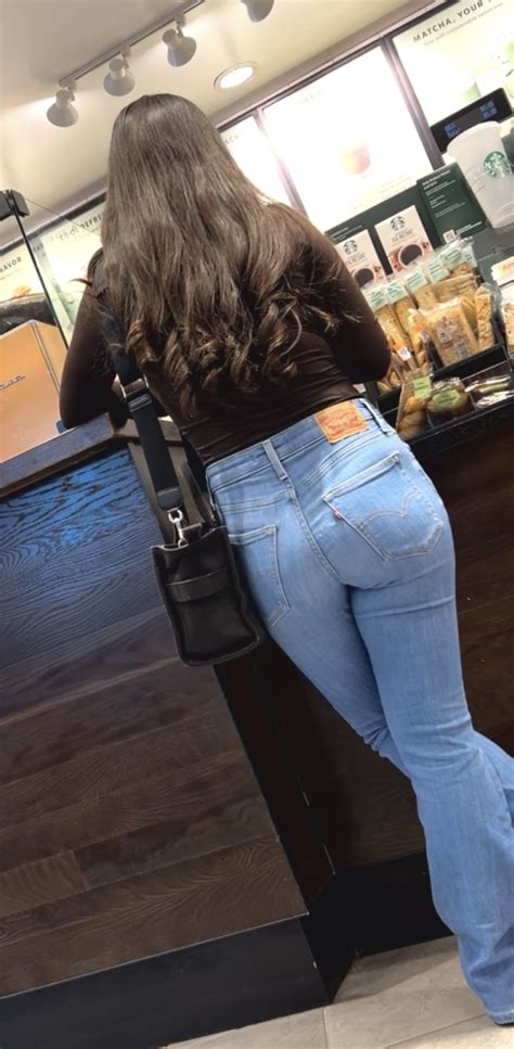 Jean Round Booty Latina Coed At Starbucks Line Oc Video Forum