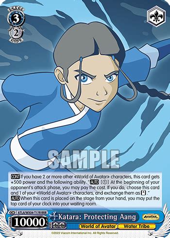 Trial Deck Avatar The Last Airbender Products Wei Schwarz