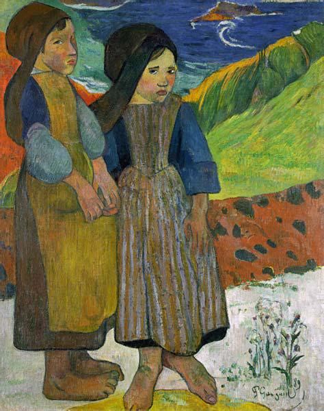 Felder Am Meer Paul Gauguin Als Kunstdruck Oder Gem Lde