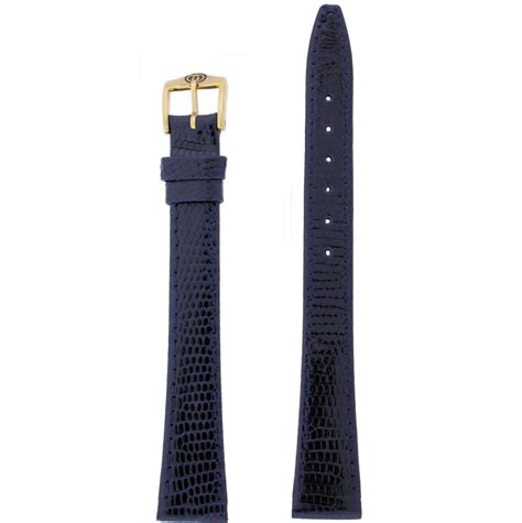 Gucci Watch Band 13mm 3800l 2200l 3000l Blue Lizard Replacement Strap