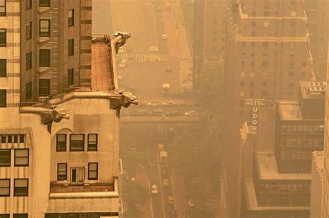 En imágenes Nueva York invadida en nubes de humo Noticias hoy EL