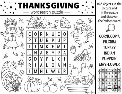 Thanksgiving Word Search | Skip To My Lou