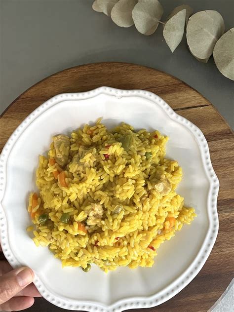 Arroz Con Pollo Y Verduras En La Olla Multicooker Nadri