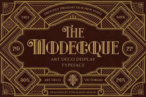 Best Art Nouveau Art Deco Fonts Free Premium Design Shack