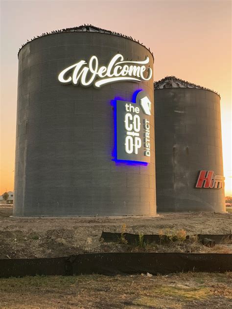 Welcome Silo Sign Cnd Signs Austin Sign Company