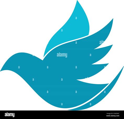 Bird Wing Dove Logo Template Vector Illustration Stock Vector Image