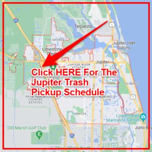 Jupiter Trash Schedule 2025 Bulk Pickup Holidays Map