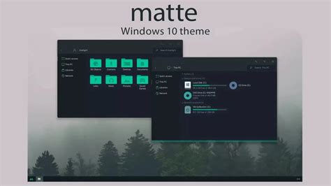 Matte Theme For Windows 10 — Vin Star