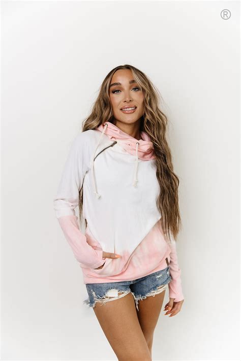 Ampersand Avenue Doublehood® Sweatshirt To Dye For Pink