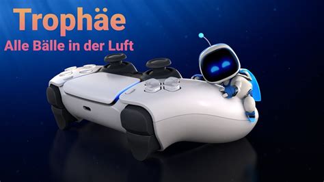 ASTRO s PLAYROOM German PS5 Trophäe alle Bälle in der Luft Platin