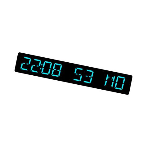 Automatic Time Adjustment Plastic Alarm Clock with Countdown Days Timer