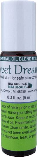 Buy Sweet Dreams Essential Oil Blend Roll On Biosource Store Bio Source Naturals