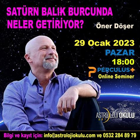 Öner Döşer ile Seminer SATÜRN BALIK BURCUNDA NELER GETİRİYOR