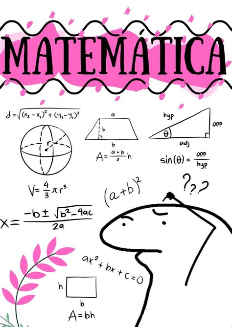 Capa De Matemática En 2024 Caratulas De Matematicas Portadas De
