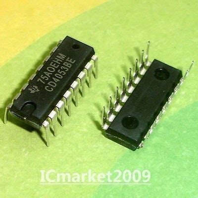 50 PCS CD4053BE DIP 16 CD4053 CMOS Analog Multiplexers Demultiplexers