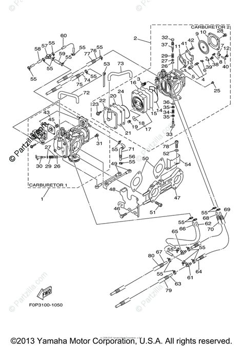 Yamaha Carburetor Parts List