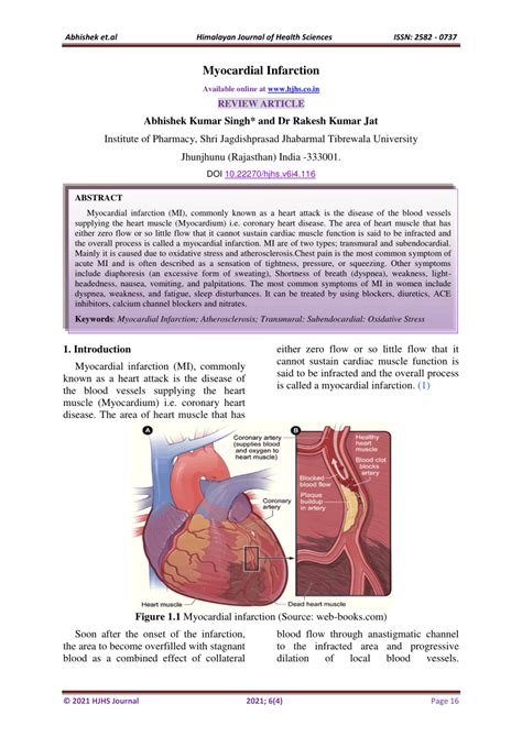 Pdf Myocardial Infarction