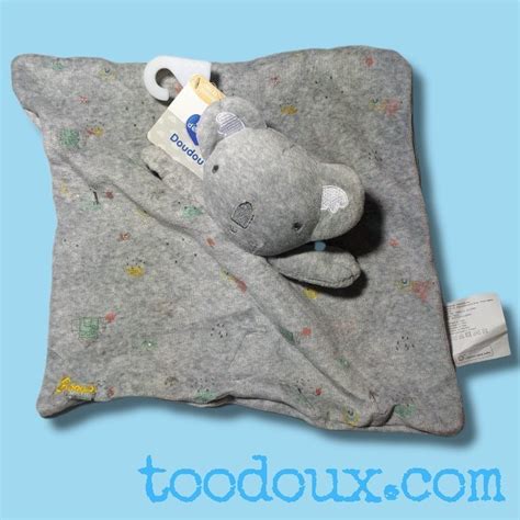 Doudou Koala Mots D Enfants Leclerc Carr Plat Gris