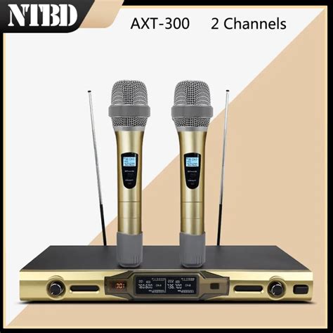 NTBD AXT 300 780 820Mhz For Karaoke Hip Hop UHF Wireless Microphone