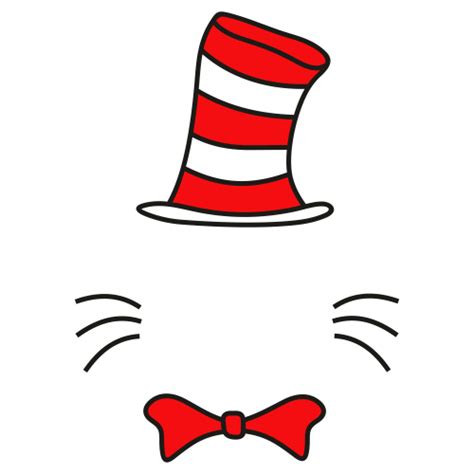 Cat In The Hat Svgdr Seuss Svg Dr Seuss Design Svg Png Dxf Etsy Sexiz Pix