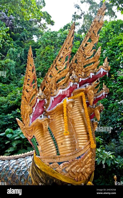 Naga Pilgrimage Site Mountain Temple Wat Bang Riang Thub Pat Place