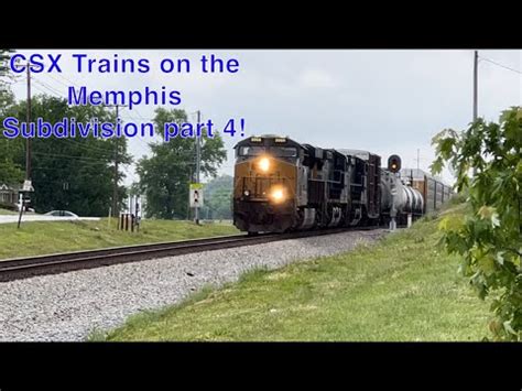 Trains On The CSX Memphis Subdivision Part 4 From April 22 To April 28