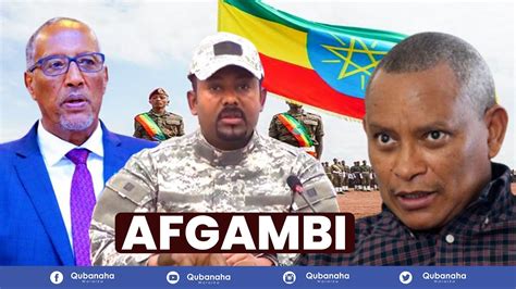 Deg Deg Abiy Ahmed Oo Fashiliyay Afgambi Lala Damacsanaa Ciidanka