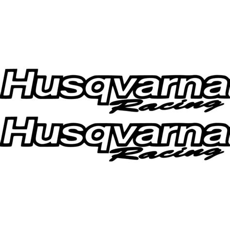 Husqvarna Racing Die Cut Stickers Decals - DecalsHouse