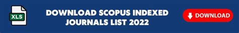 Scopus Indexed Journals List 2022 Reputed Journal Publication Service