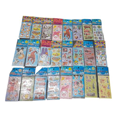 Adesivos Infantis Kit 250 Cartelas Sticker Adesivo Infantil