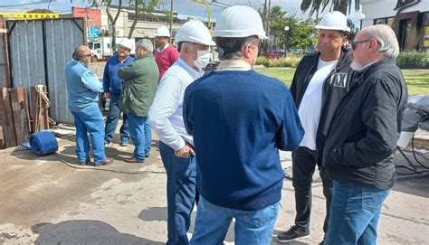 Agua OSSE Intervino Un Conducto Principal En Zona Norte Obras