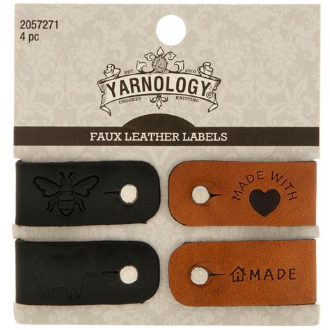 Made With Love Faux Leather Labels Hobby Lobby 2057271