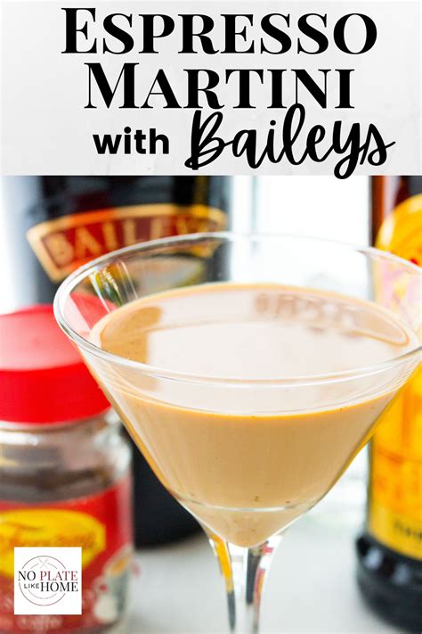 Espresso Martini With Baileys No Plate Like Home