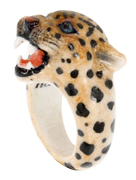 Roaring Leopard Ring