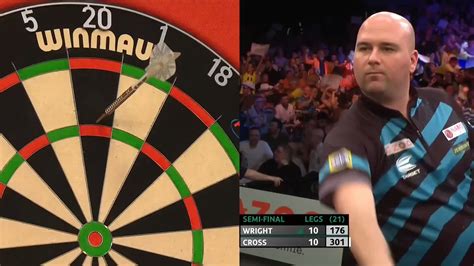 Pdc Darts On Twitter Cross Is In The Final Rob Cross Survives