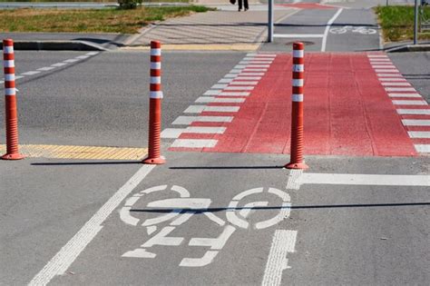 Carril Bici Elemento De Se Alizaci N Vial Con Se Al Gr Fica De