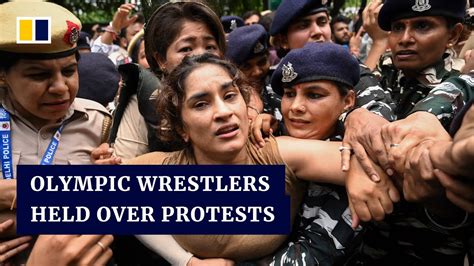 Indian Olympic Wrestlers Held Amid Protests Over Sex Harassment Claims